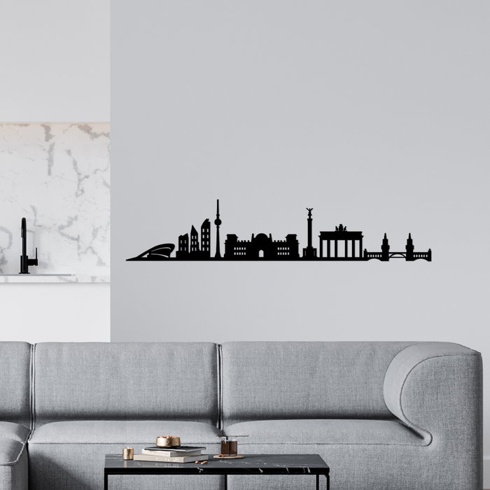 Wallity Berlin Skyline Escultura de pared Wallity Berlin Skyline Escultura de pared